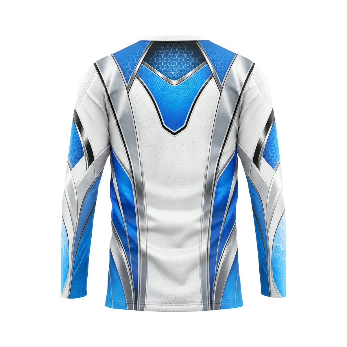Arctic Blue Rush custom team jersey HTJS016 - back
