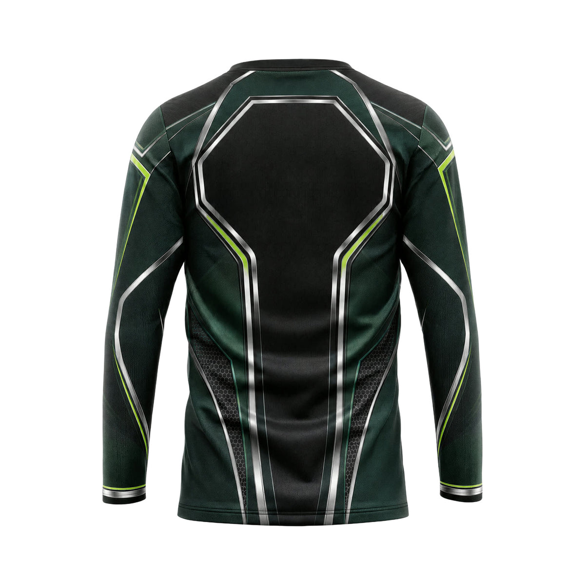 Black Emerald Frame custom team jersey HTJS020 - back