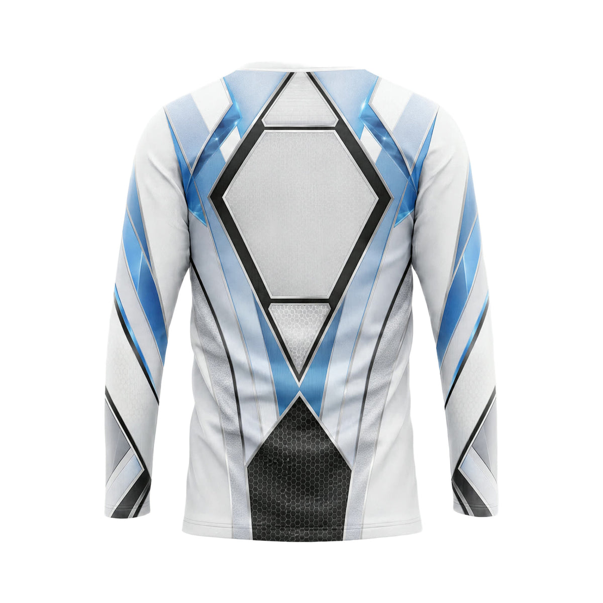 Frost Silver V-Frame custom team jersey HTJS021 - back