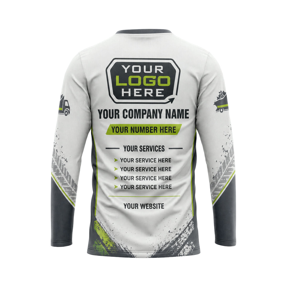 JRN001 - Custom Junk Removal Shirt - Signature Workwear - back