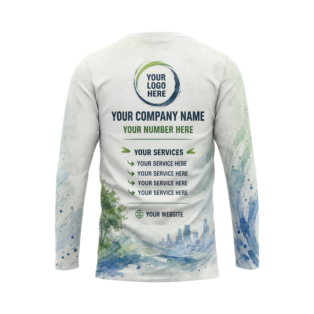 JRN003 - Custom Junk Removal Shirt - Signature Workwear - back
