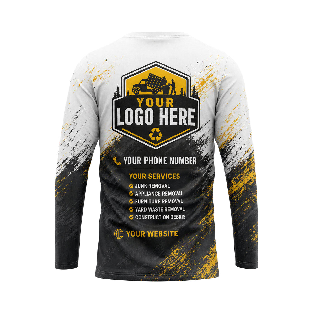 JRN023 - Custom Junk Removal Shirt - Junk Classic Cool - back
