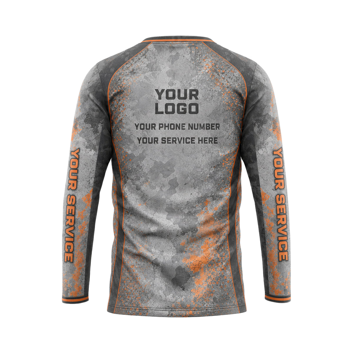 RFN009 - Custom Roofing Shirt - Safety - back