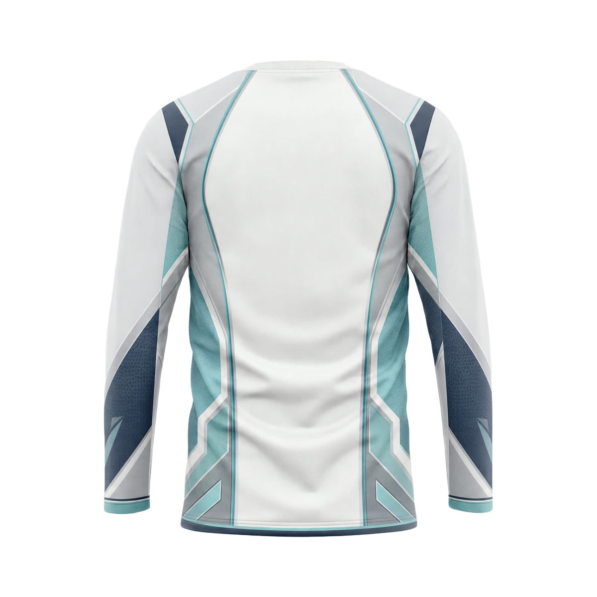 Frost Teal Prism custom team jersey SJS031 - back