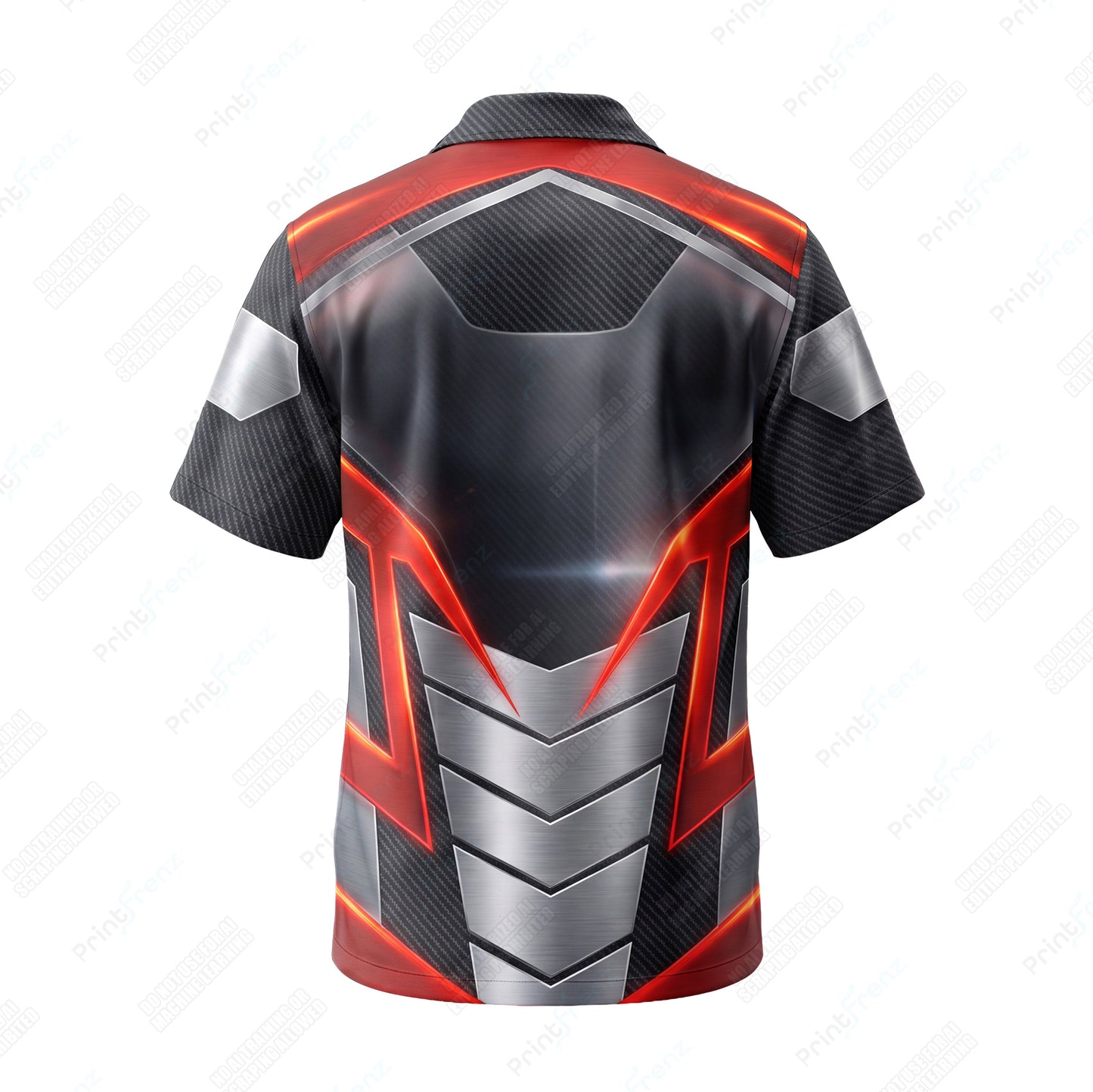 Carbon Ember Cuirass custom HVAC shirt HVPR15 - back