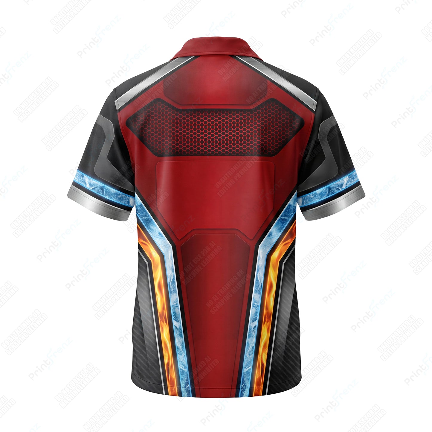 Vulcan Frost Core custom HVAC shirt HVPR17 - back