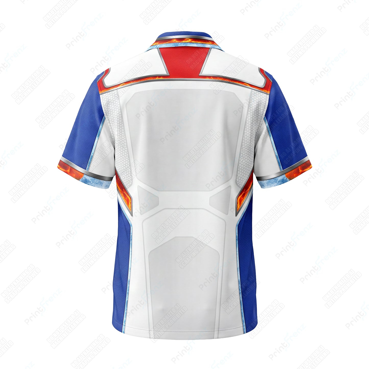 Liberty Firehex Steel custom HVAC shirt HVPRB02 - back