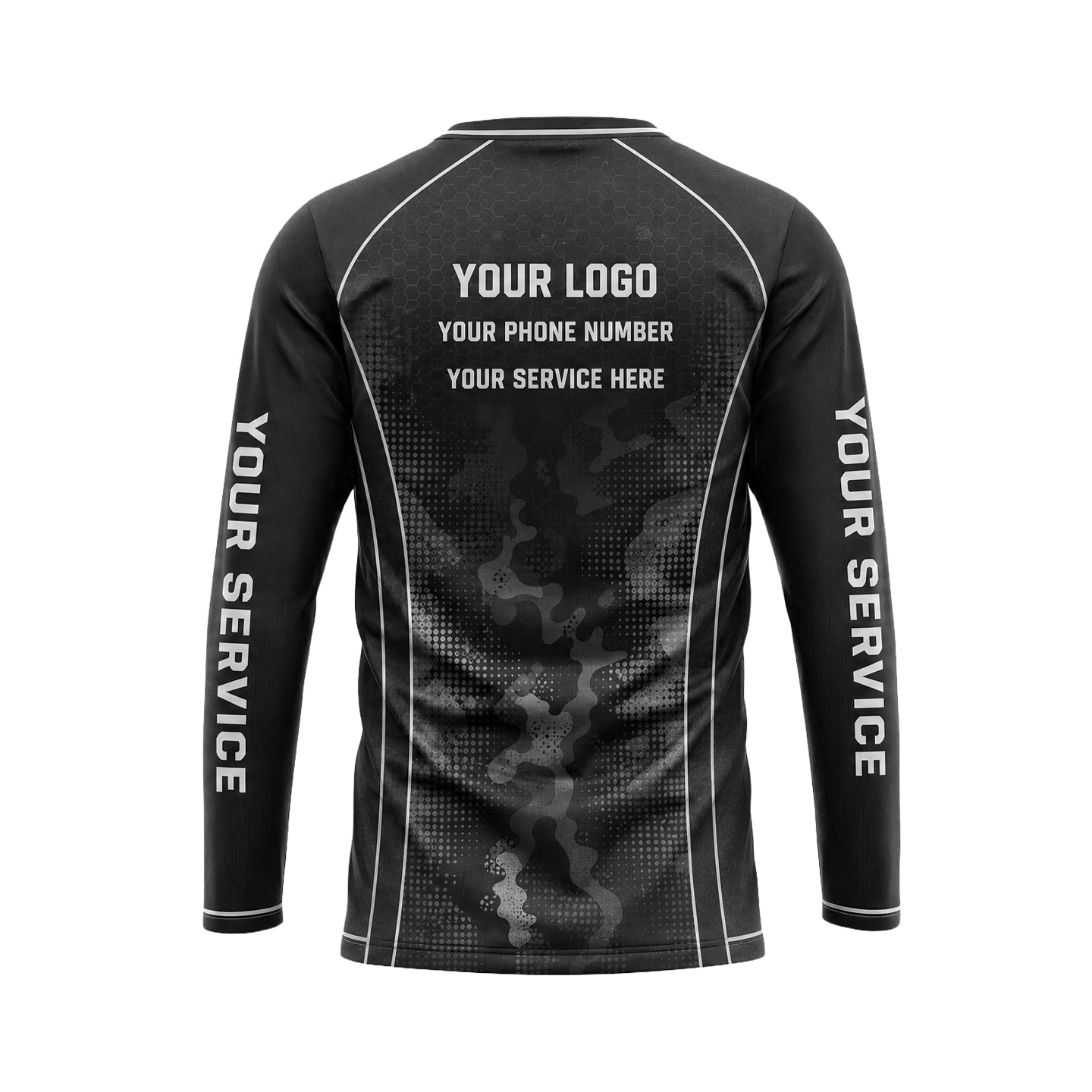 Grey Liquid Swirl custom jersey JSC0034 - back