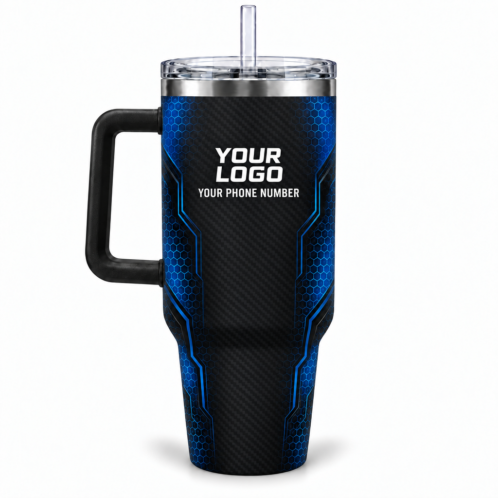 ADN005 personalized tumbler 40oz back product mockup