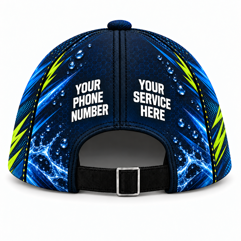 ADN016 personalized cap back product mockup