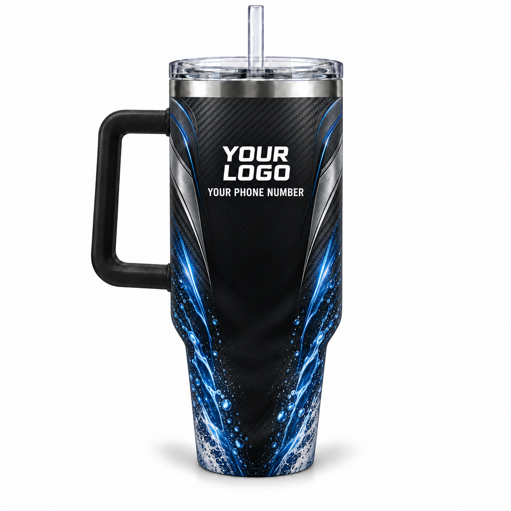 ADN021 personalized tumbler 40oz back product mockup