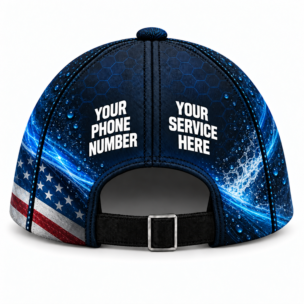 ADN024 personalized cap back product mockup