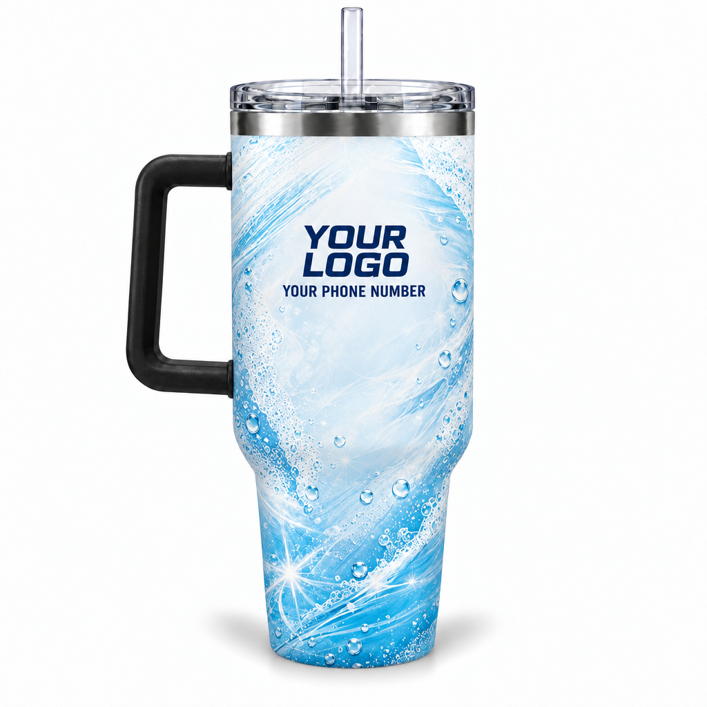 ADN031 personalized tumbler 40oz back product mockup