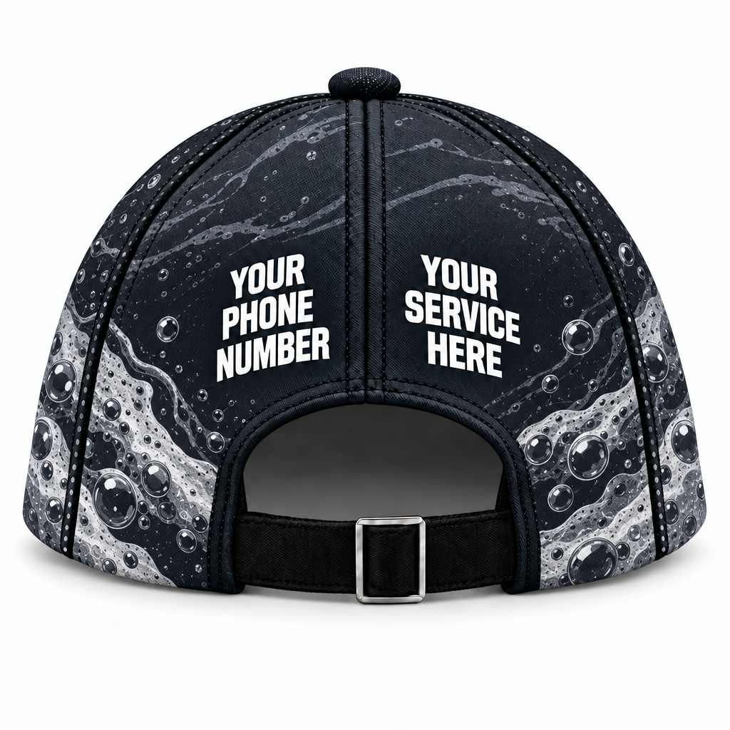 ADN041 personalized cap back product mockup