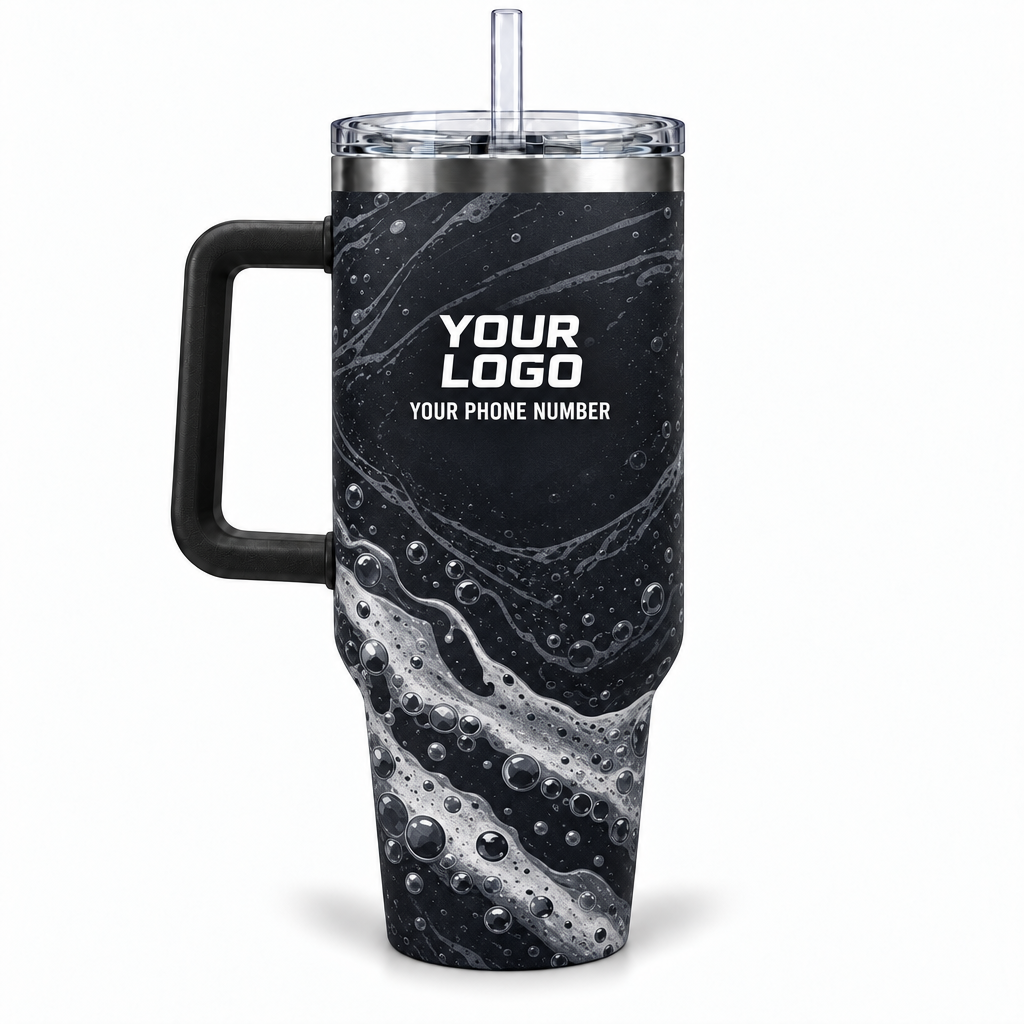 ADN041 personalized tumbler 40oz back product mockup