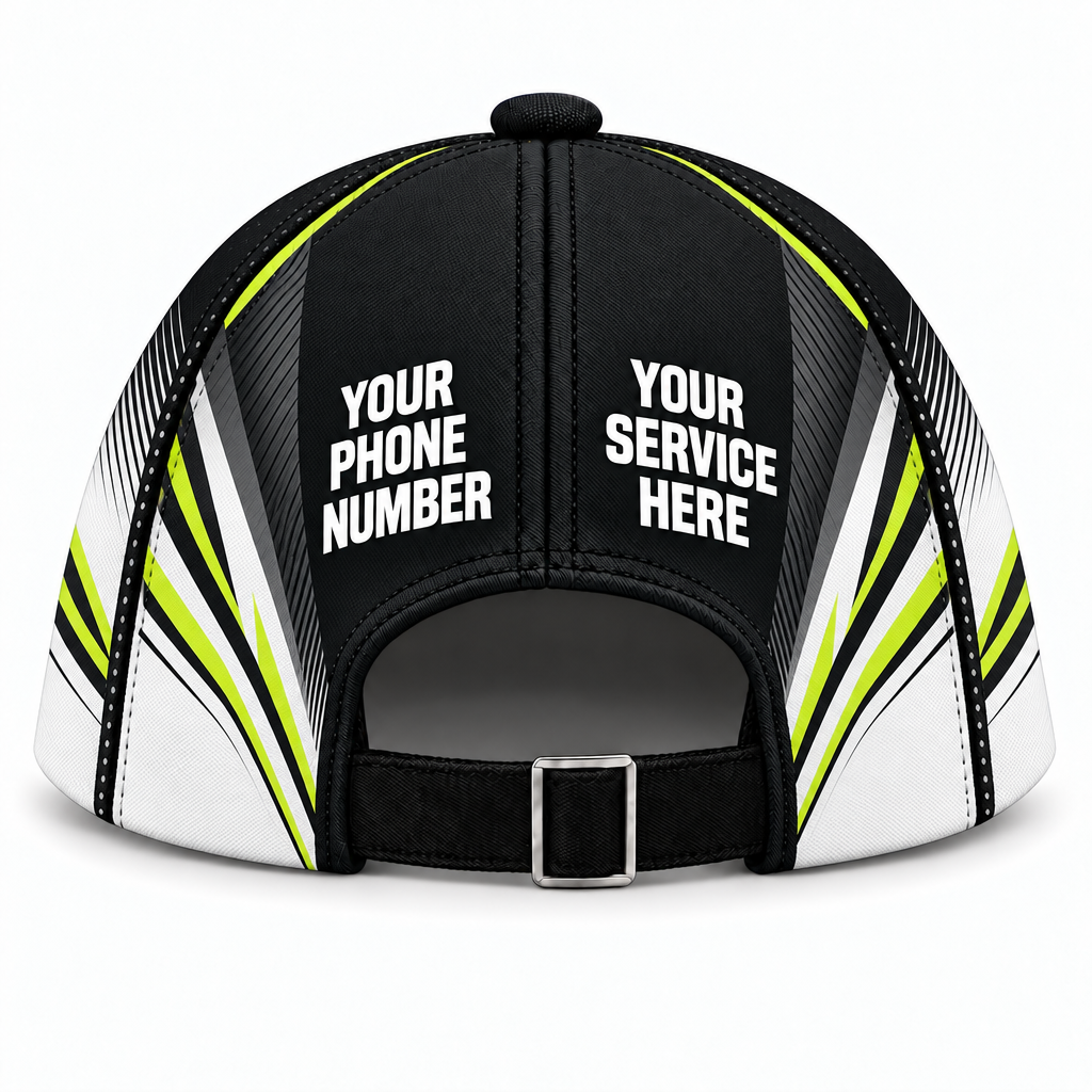 ADN043 personalized cap back product mockup