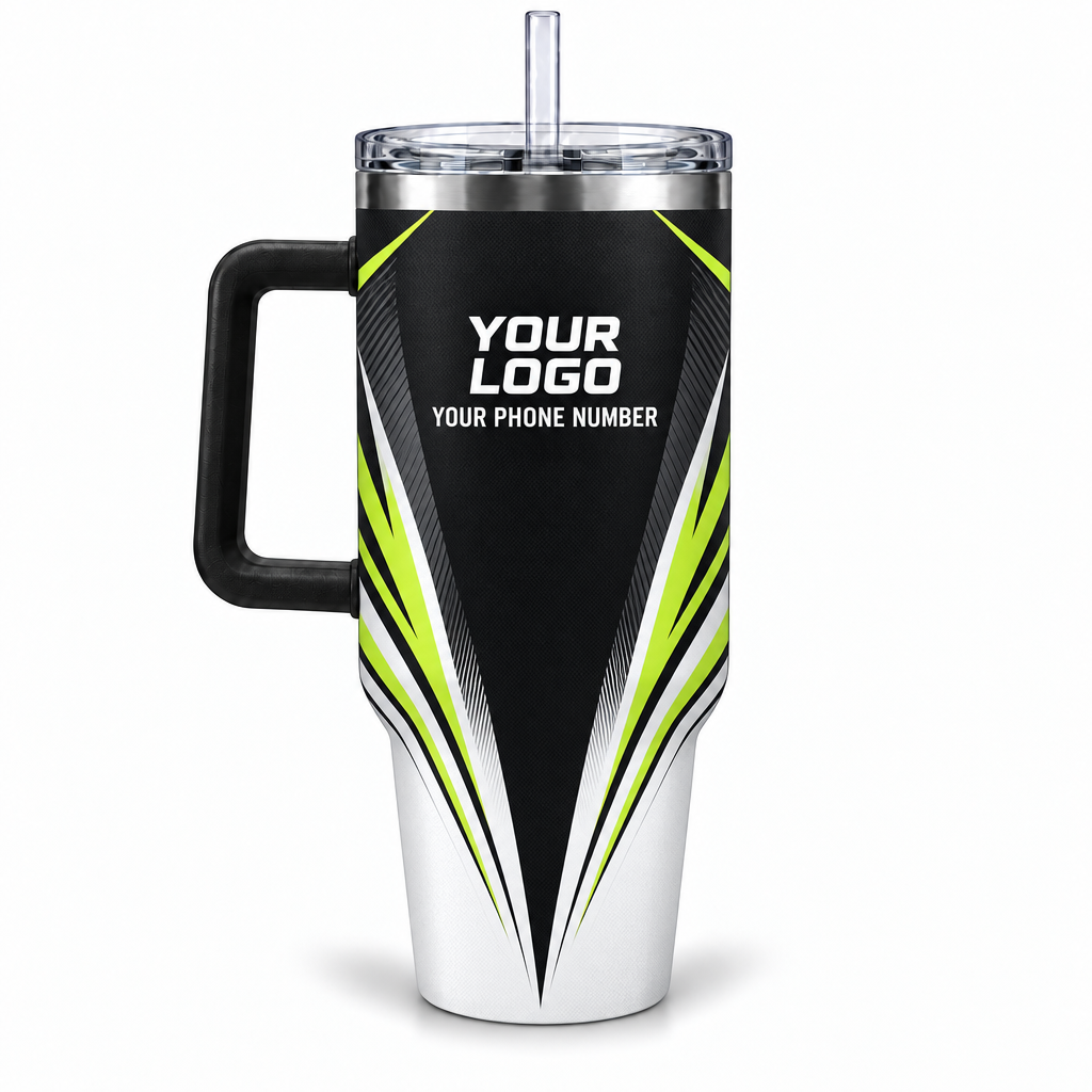 ADN043 personalized tumbler 40oz back product mockup