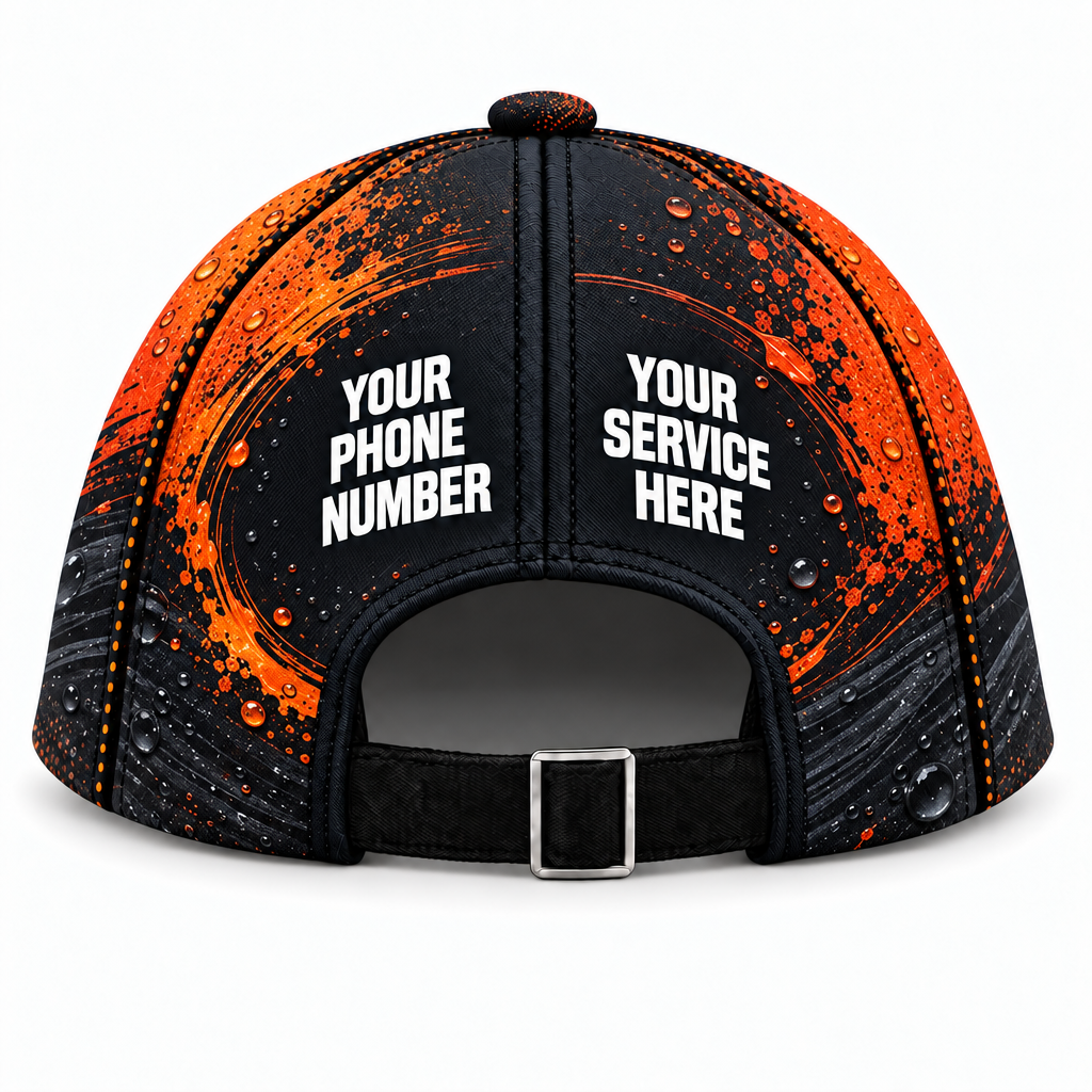 ADN048 personalized cap back product mockup