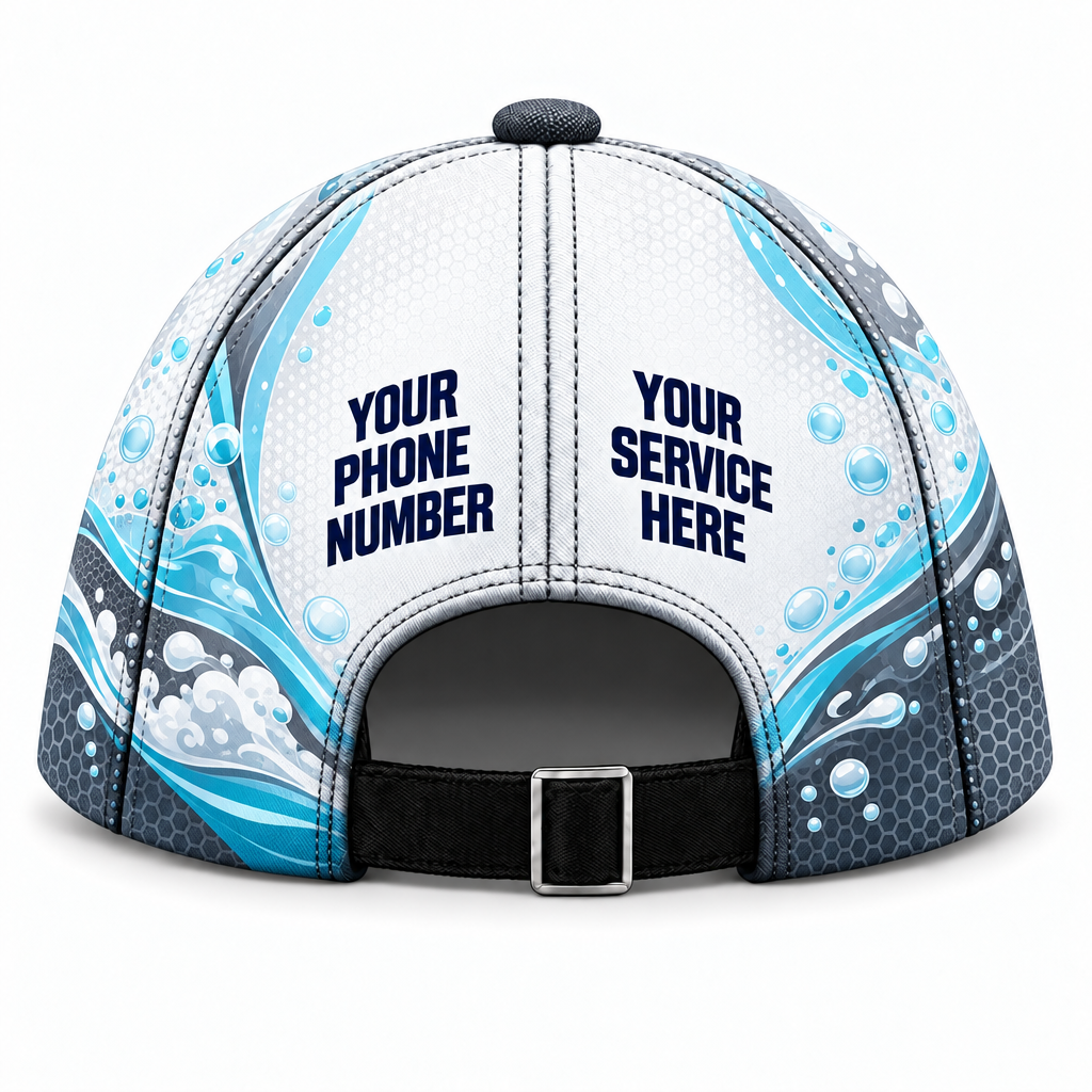 ADN051 personalized cap back product mockup