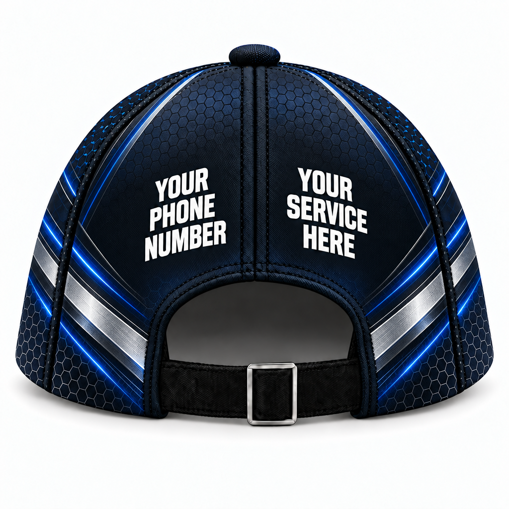 ADN055 personalized cap back product mockup