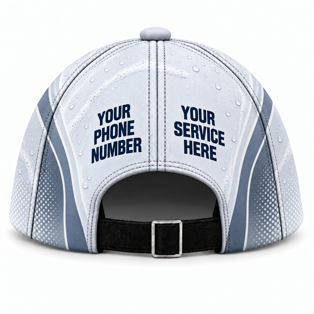 ADN057 personalized cap back product mockup
