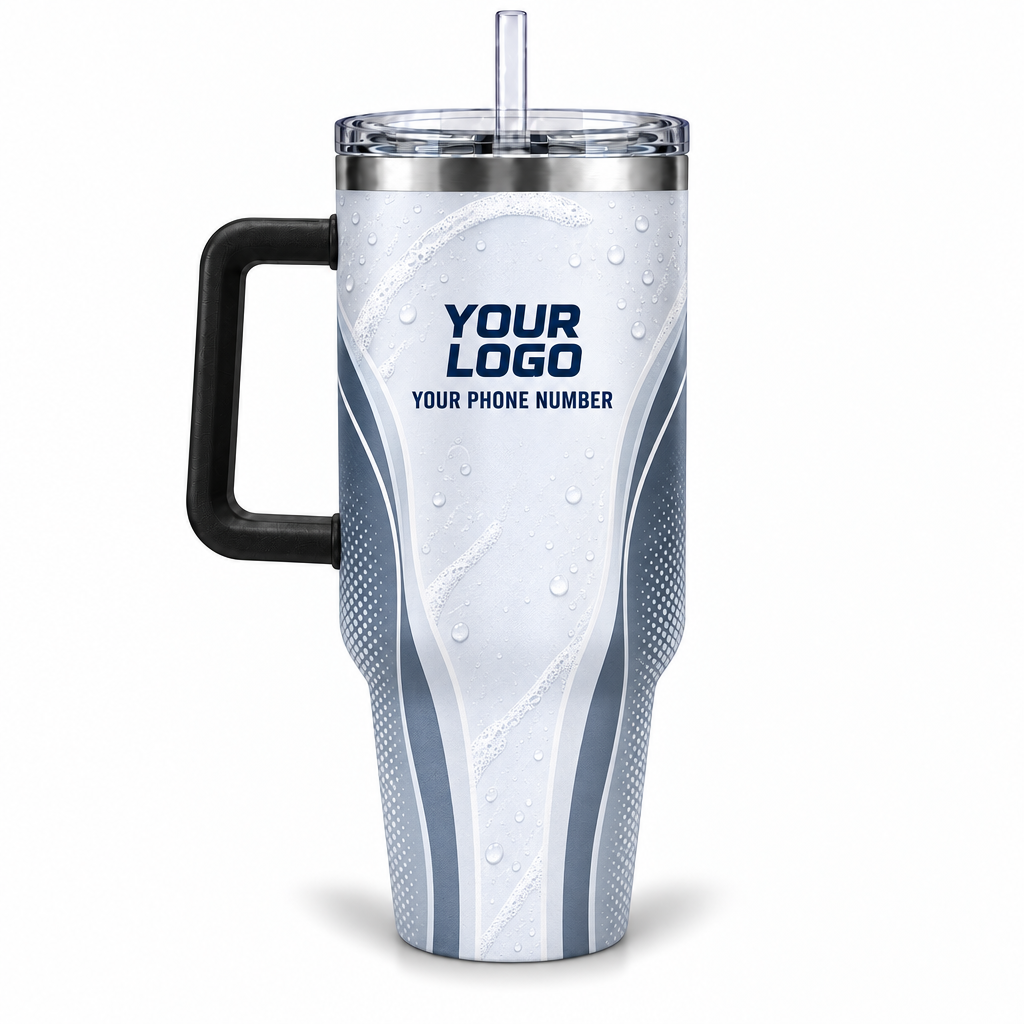 ADN057 personalized tumbler 40oz back product mockup