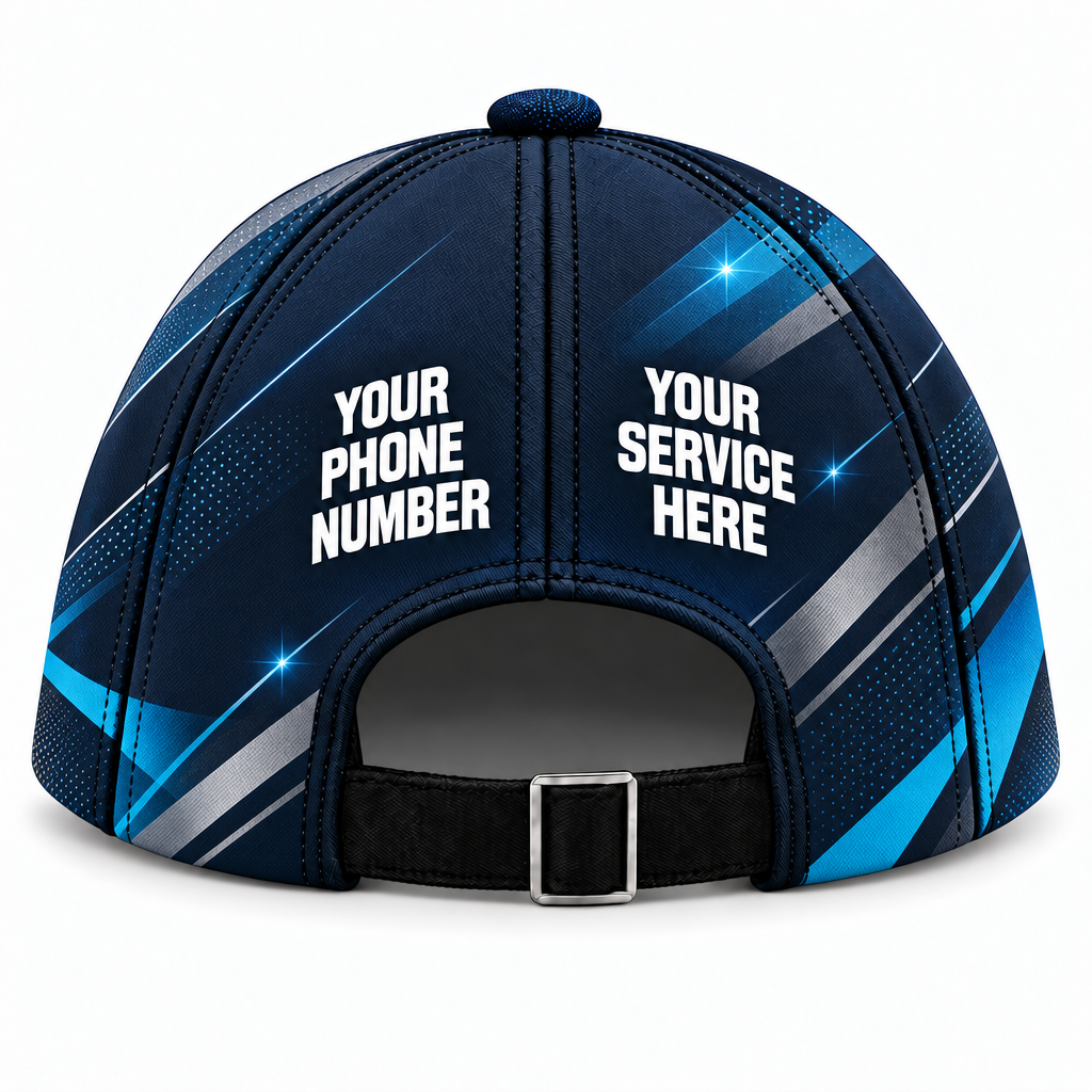 ADN064 personalized cap back product mockup