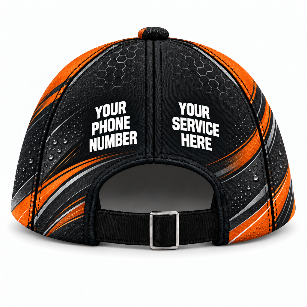 ADN065 personalized cap back product mockup