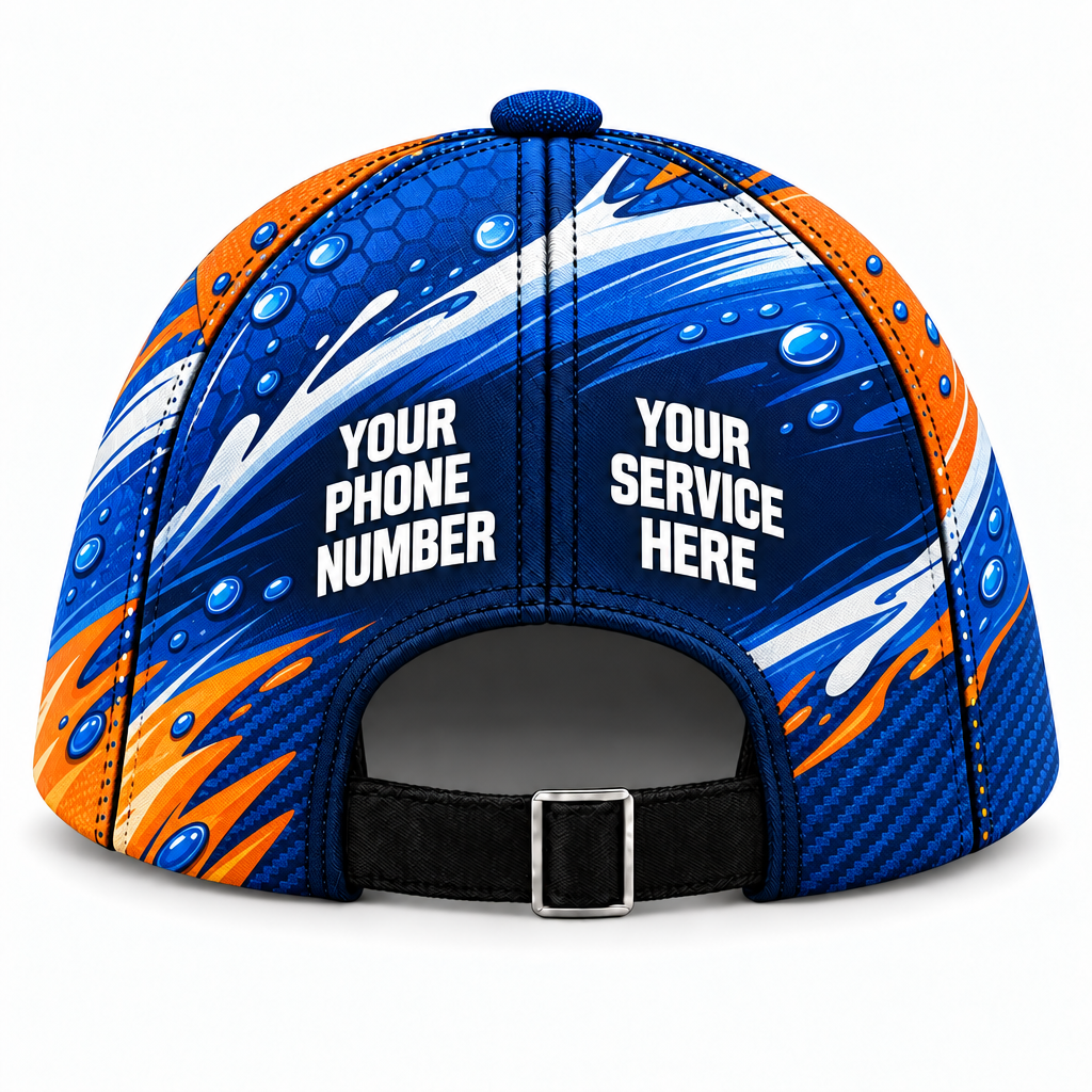 ADN073 personalized cap back product mockup
