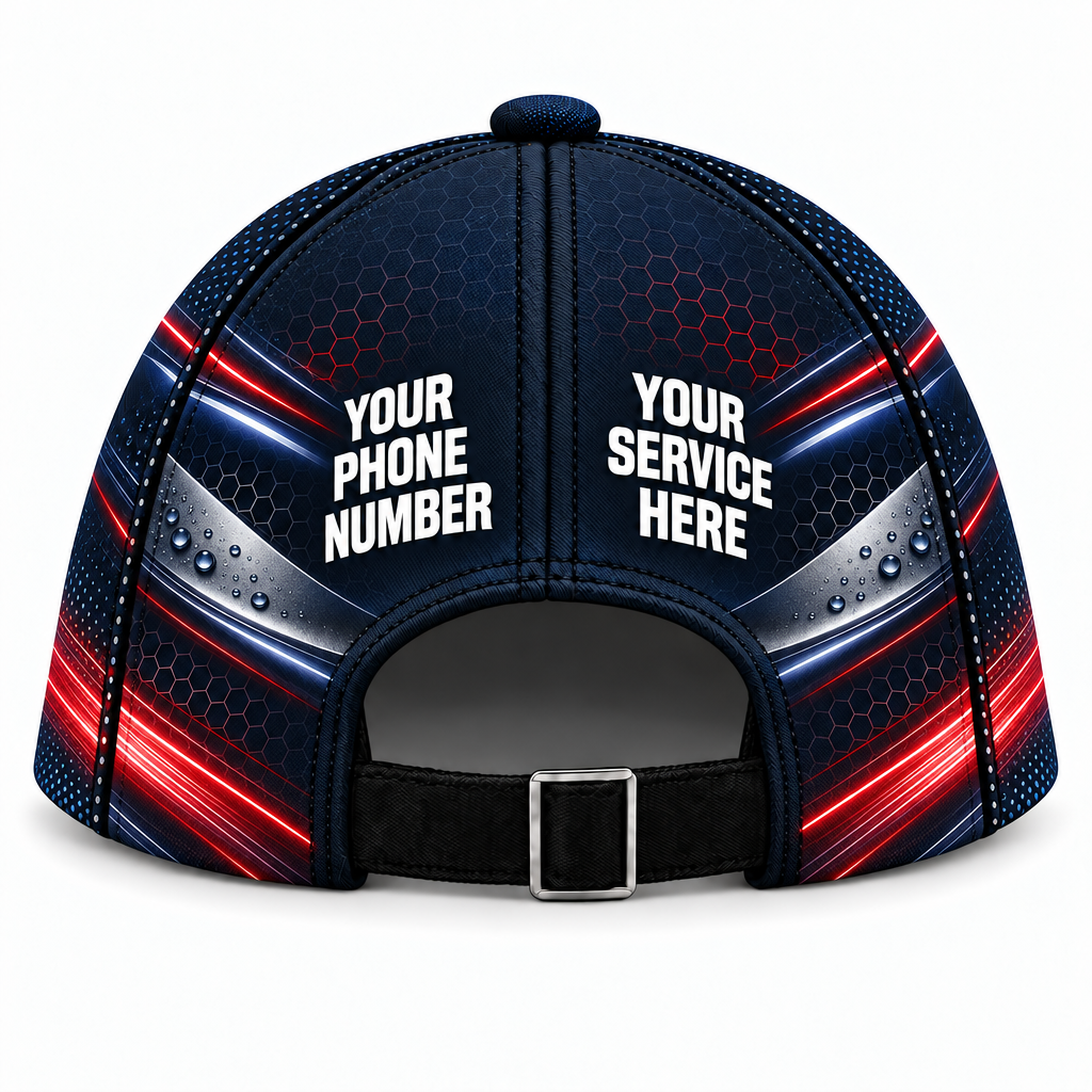 ADN077 personalized cap back product mockup