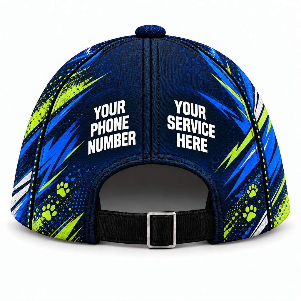 DWN002 personalized cap back product mockup