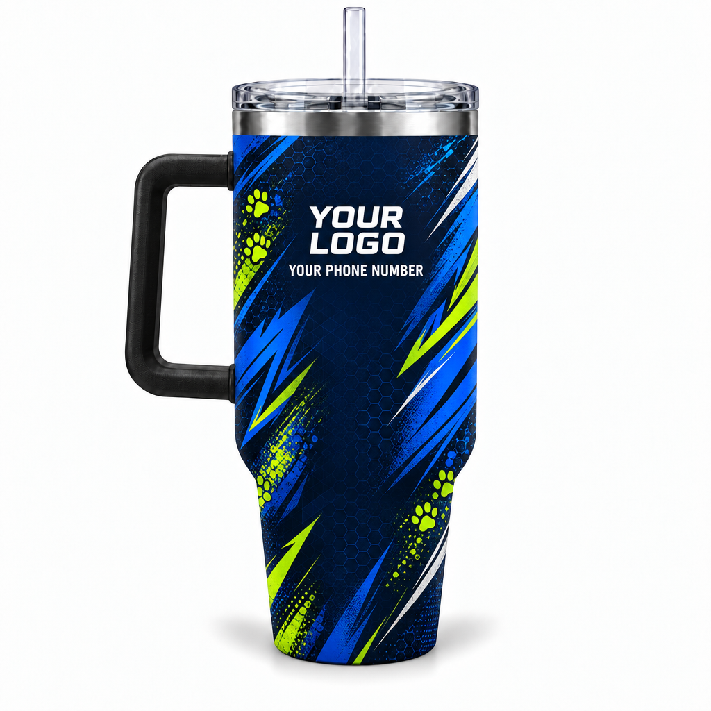 DWN002 personalized tumbler 40oz back product mockup