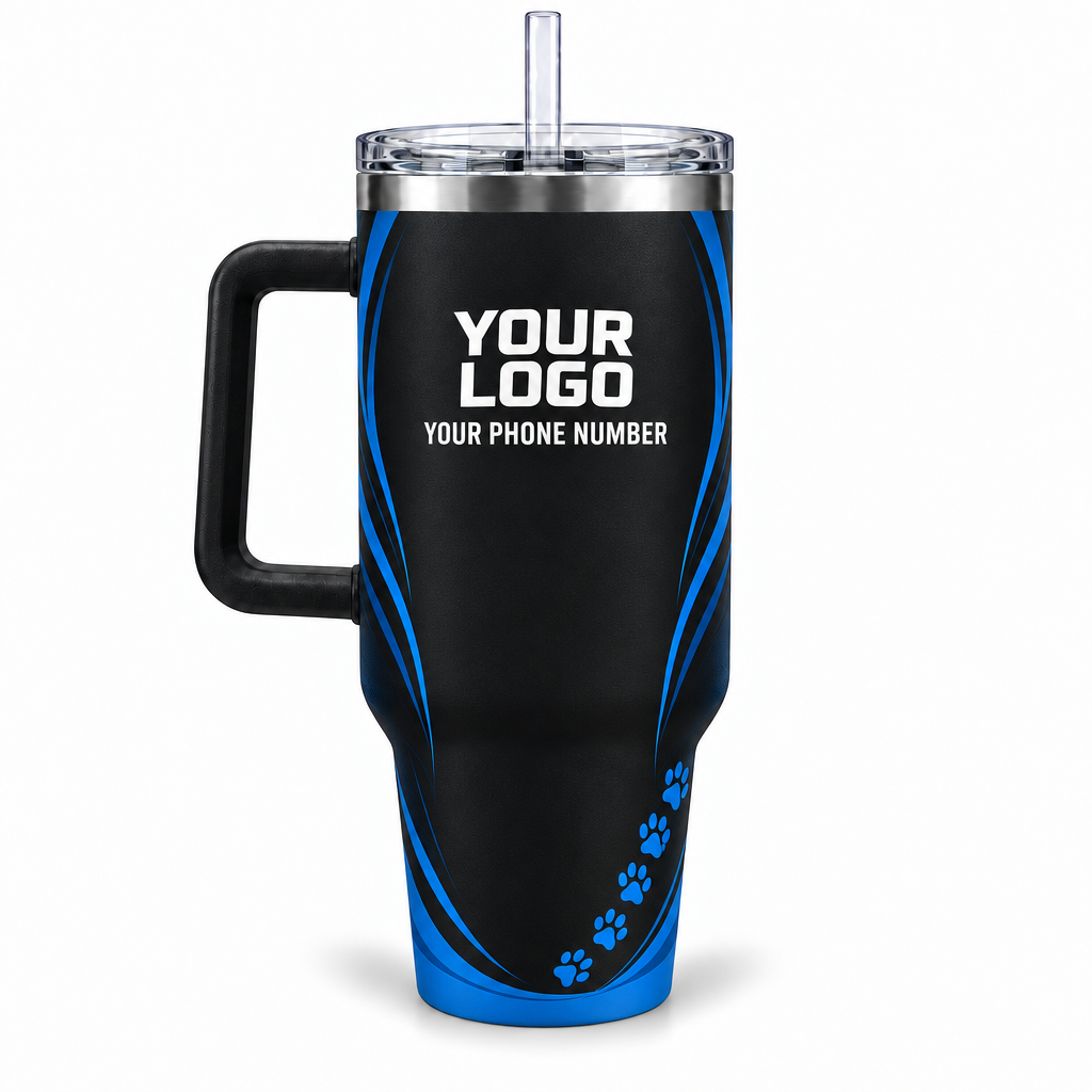 DWN003 personalized tumbler 40oz back product mockup
