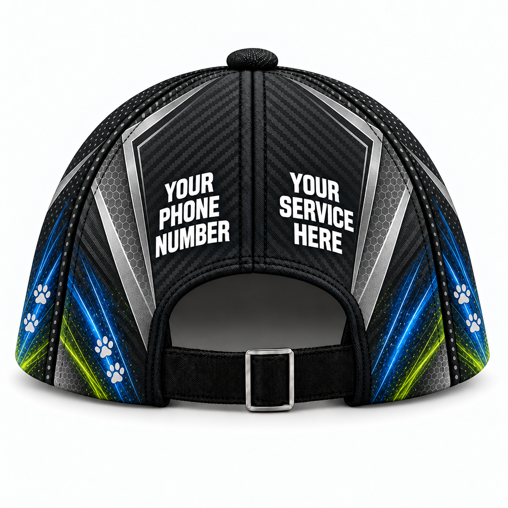 DWN006 personalized cap back product mockup