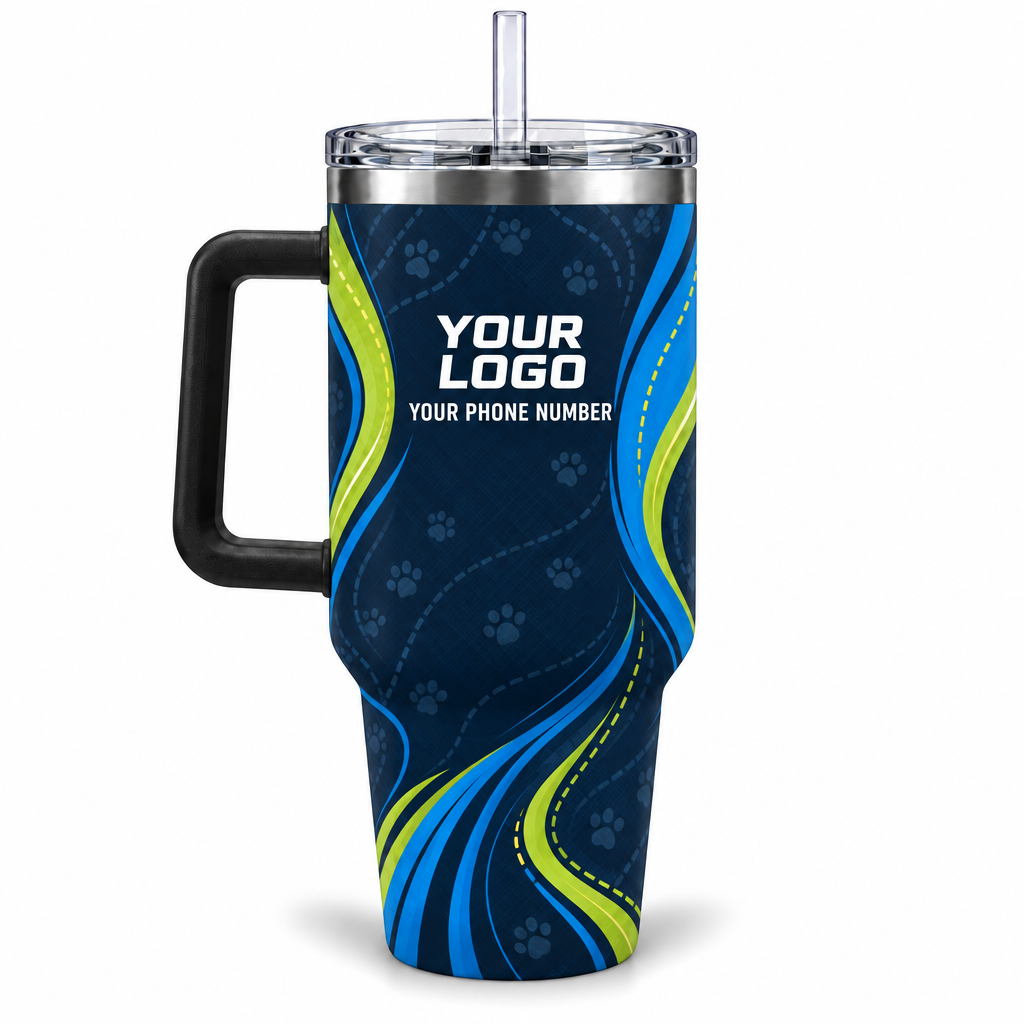 DWN012 personalized tumbler 40oz back product mockup