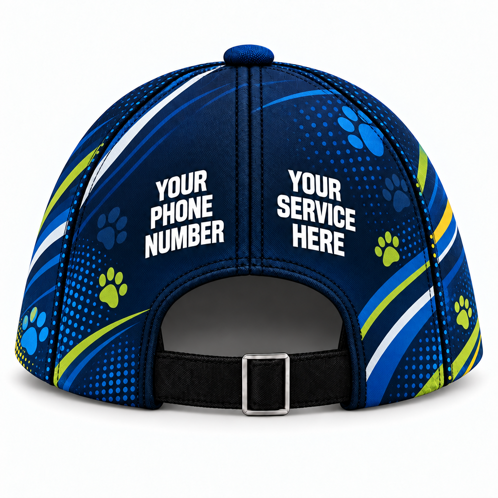 DWN014 personalized cap back product mockup
