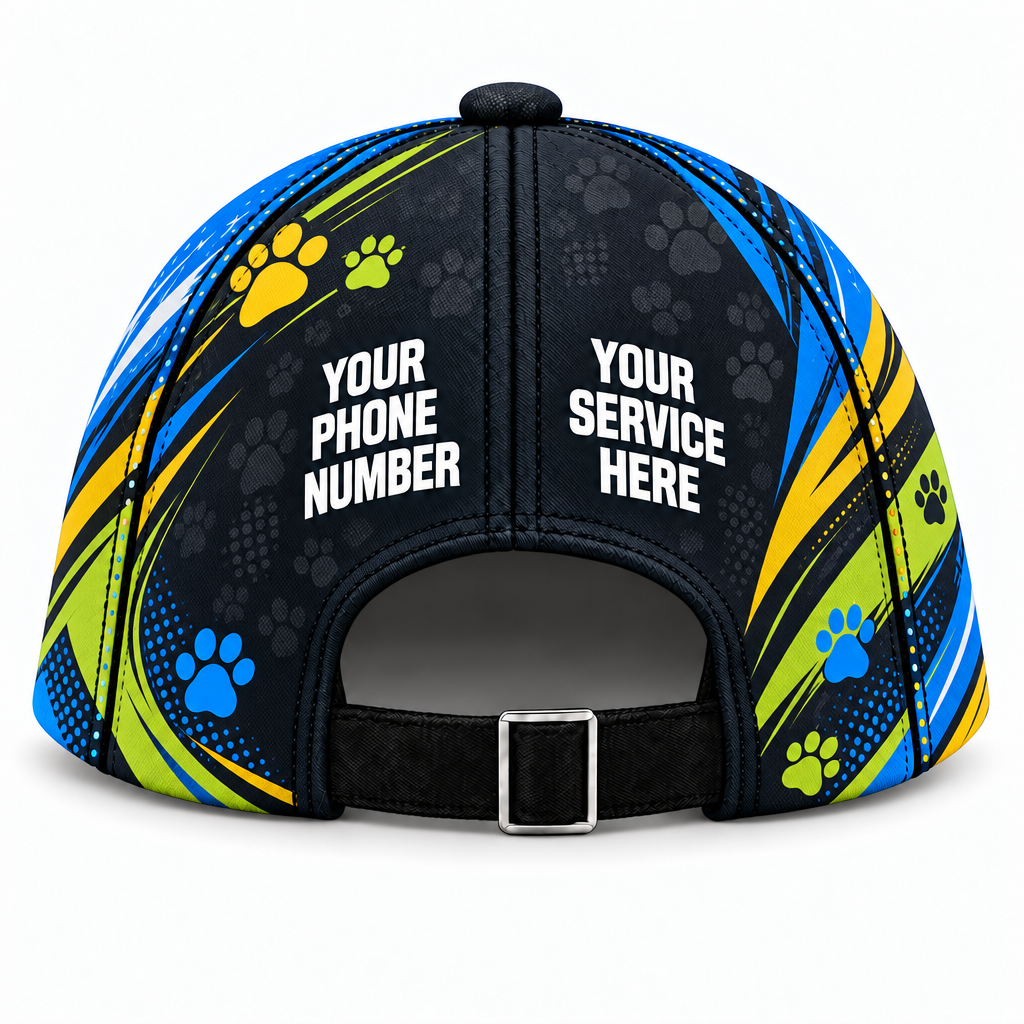 DWN015 personalized cap back product mockup