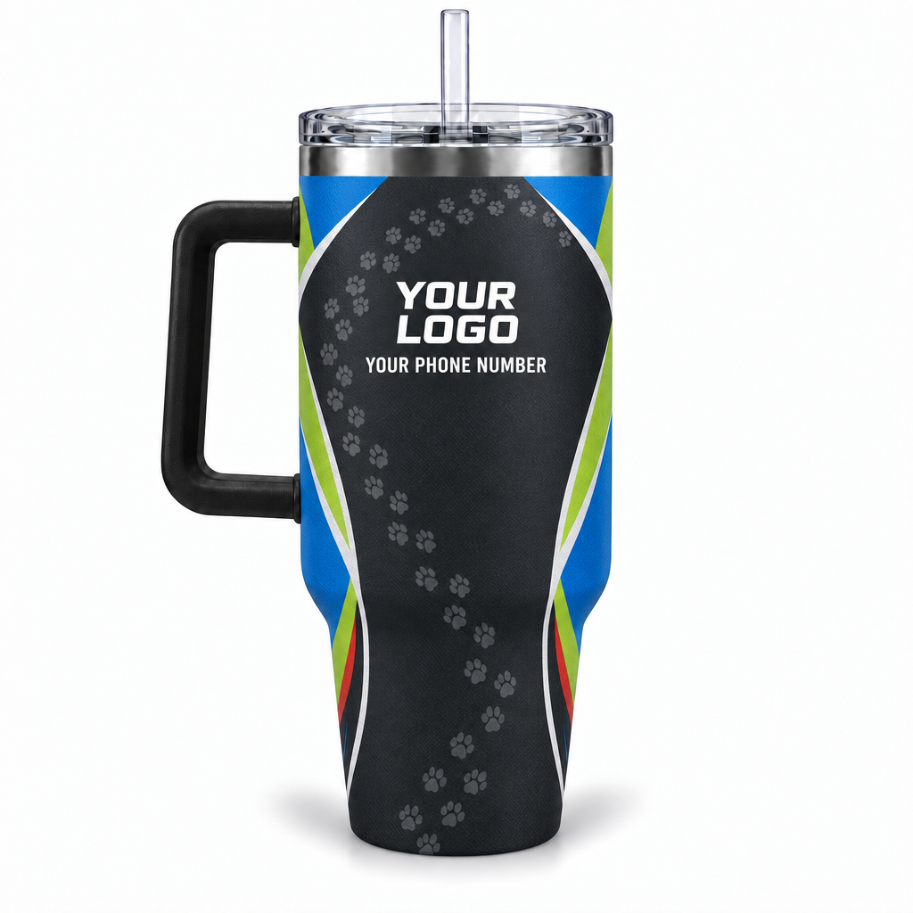 DWN017 personalized tumbler 40oz back product mockup