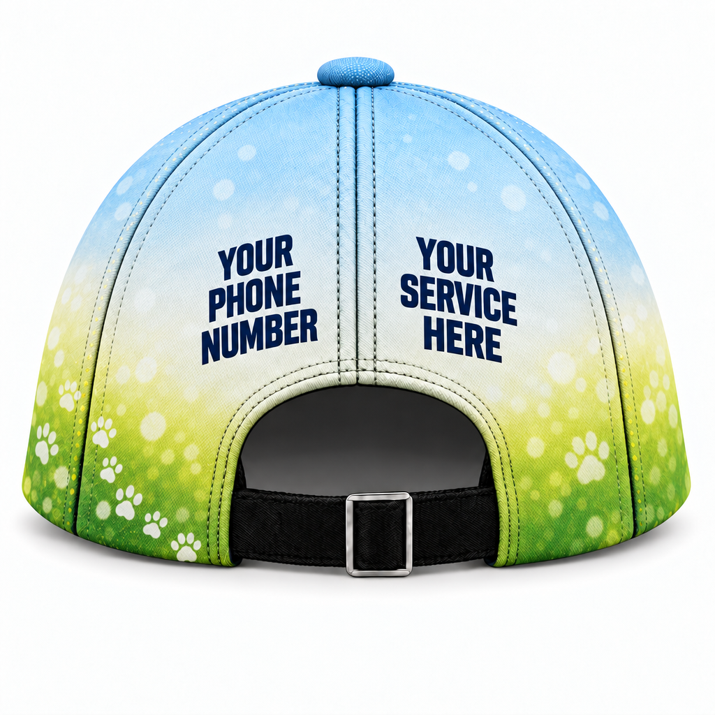 DWN018 personalized cap back product mockup