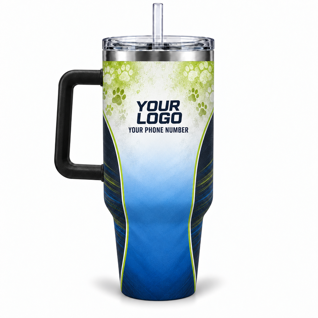 DWN022 personalized tumbler 40oz back product mockup