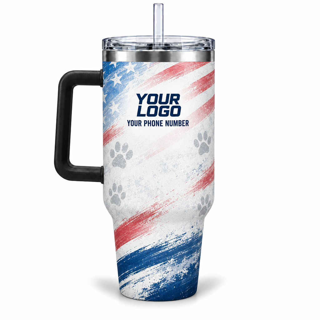 DWN026 personalized tumbler 40oz back product mockup