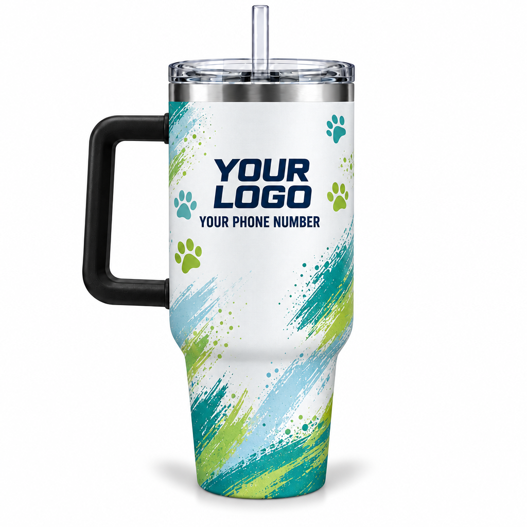 DWN028 personalized tumbler 40oz back product mockup