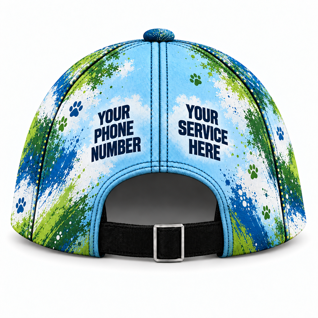 DWN031 personalized cap back product mockup