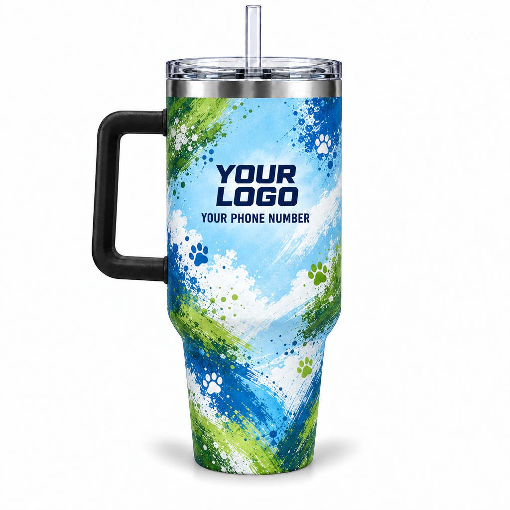 DWN031 personalized tumbler 40oz back product mockup