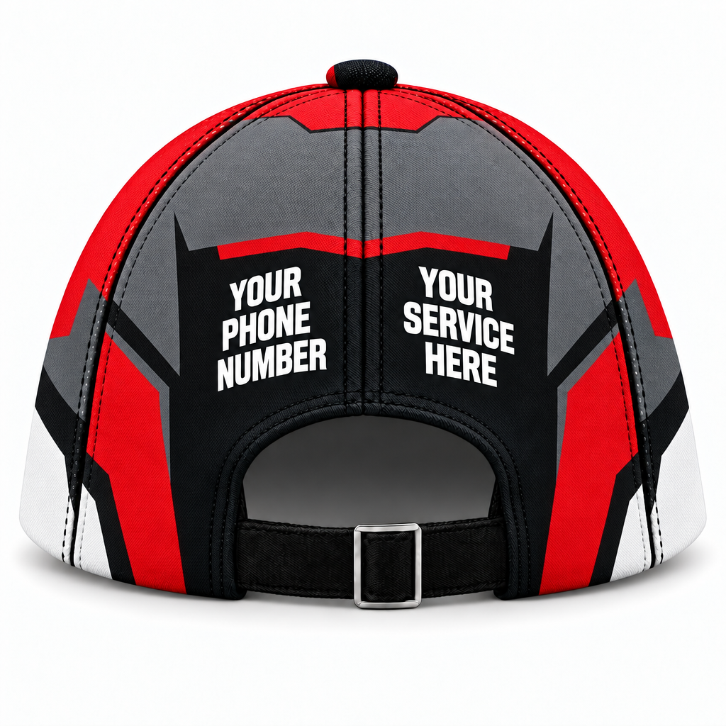 ELMC01R personalized cap back product mockup