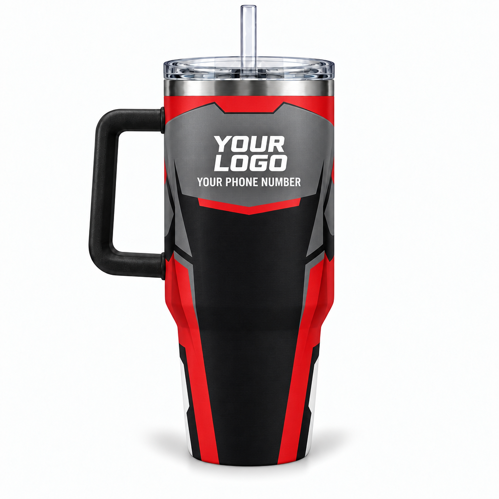ELMC01R personalized tumbler 40oz back product mockup