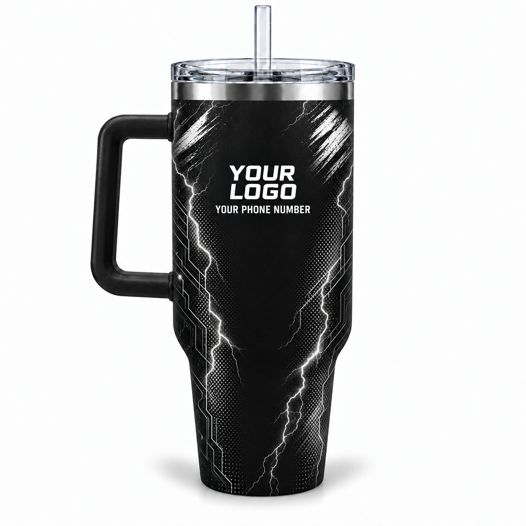 ELN004 personalized tumbler 40oz back product mockup