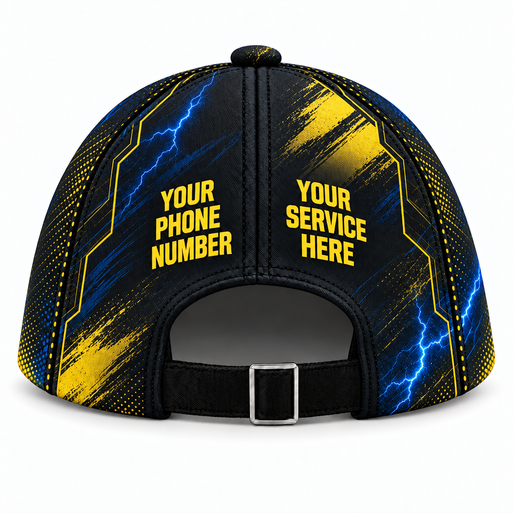 ELN006 personalized cap back product mockup