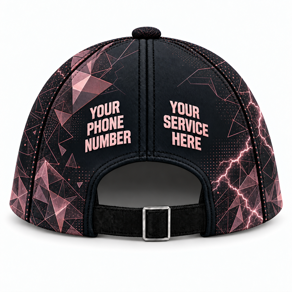 ELN008 personalized cap back product mockup