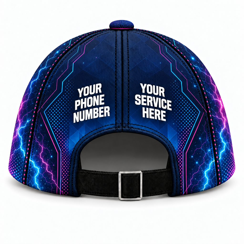 ELN010 personalized cap back product mockup
